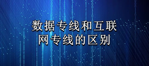 數(shù)據(jù)專線與互聯(lián)網(wǎng)專線 互聯(lián)網(wǎng)數(shù)據(jù)服務(wù)的兩大基石